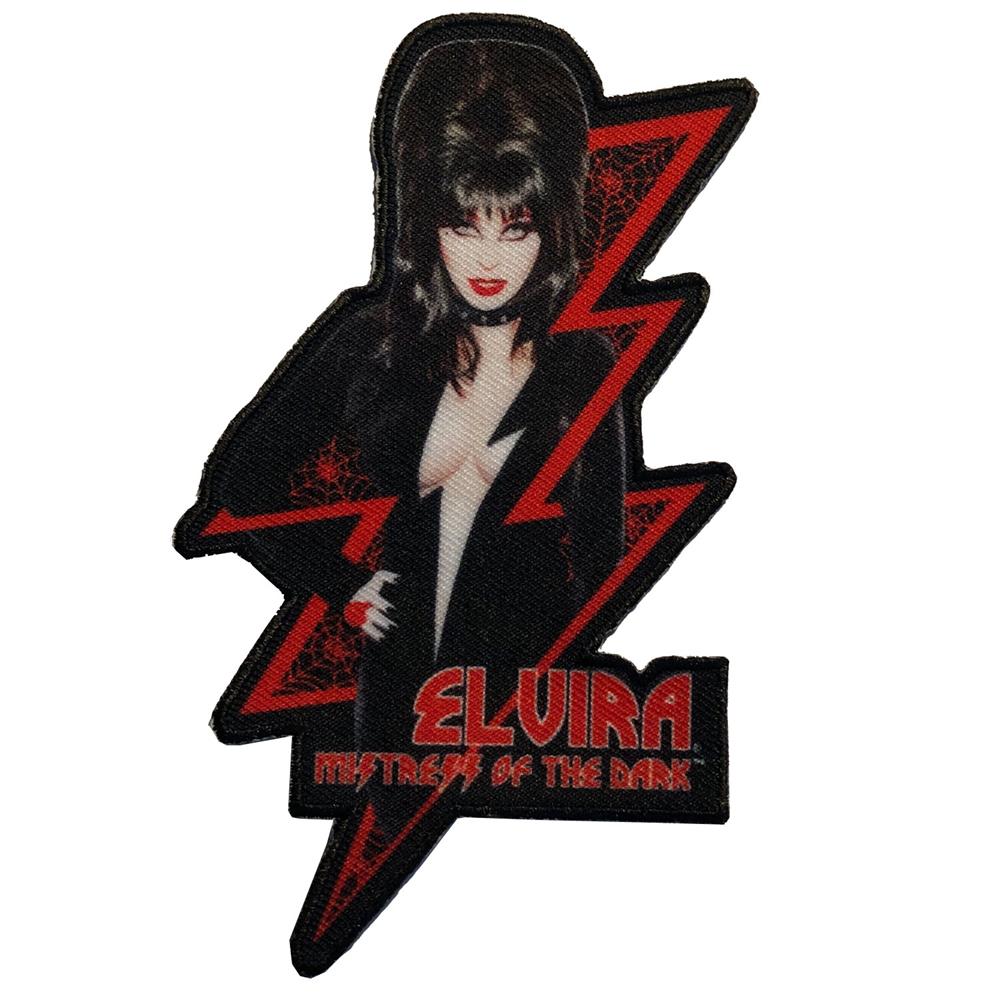 Elvira red bolt patch by Kreepsville
