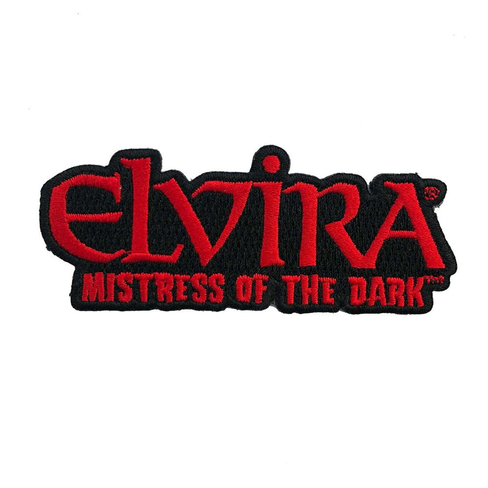 Official Elvira Mistress Of The Dark Red Logo Patch by Kreepsville