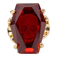 Thumbnail for Elvira Coffin Jewel Red Ring - Kreepsville