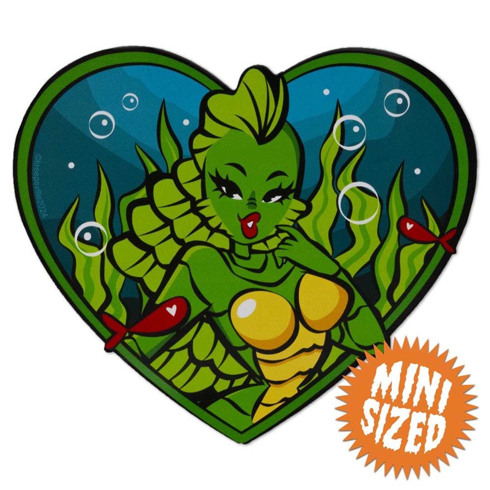 Creature Heart Mini Vinyl Sticker - Kreepsville