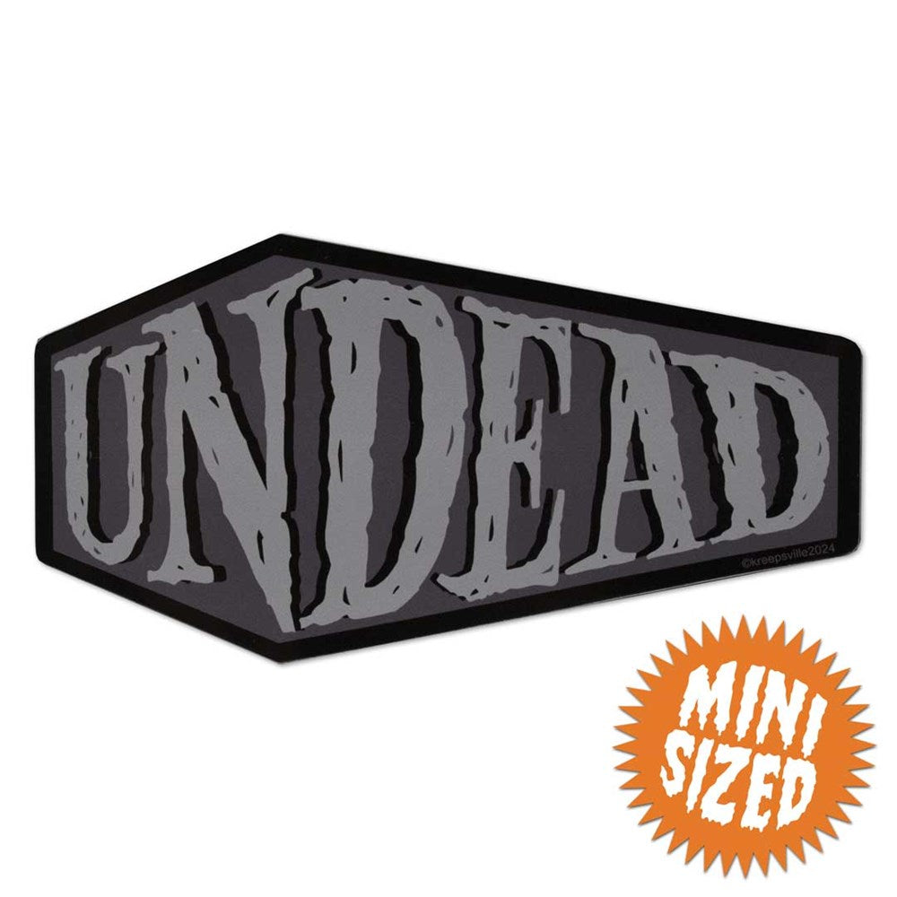 Undead Coffin Mini Vinyl Sticker - Kreepsville