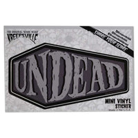 Thumbnail for Undead Coffin Mini Vinyl Sticker - Kreepsville