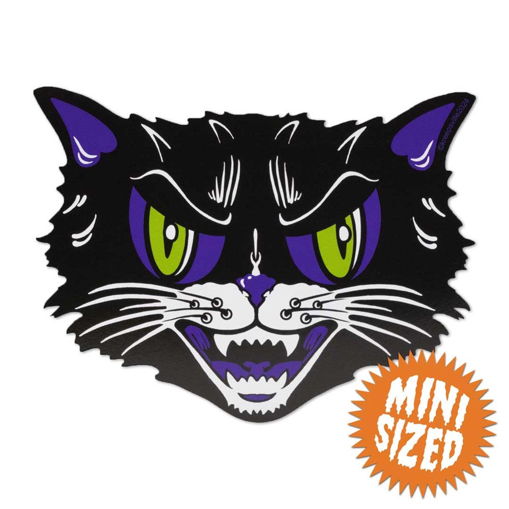 Kattitude Cat Mini Vinyl Sticker - Kreepsville