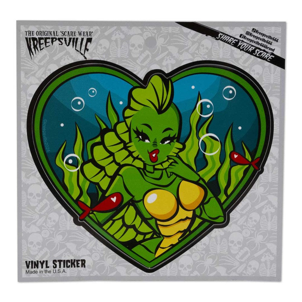 Creature Heart Vinyl Sticker - Kreepsville