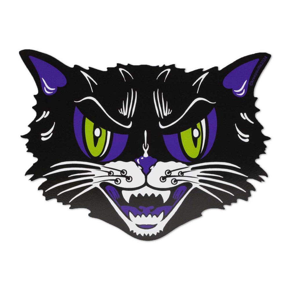 Kattitude Cat Vinyl Sticker - Kreepsville