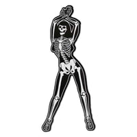 Thumbnail for Skeleton Pin-up Arms Standing Vinyl Sticker - Kreepsville