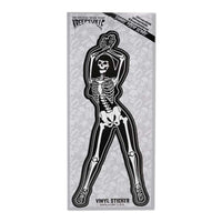 Thumbnail for Skeleton Pin-up Arms Standing Vinyl Sticker - Kreepsville