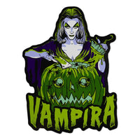 Thumbnail for Vampira Hallowqueen Vinyl Sticker - Kreepsville