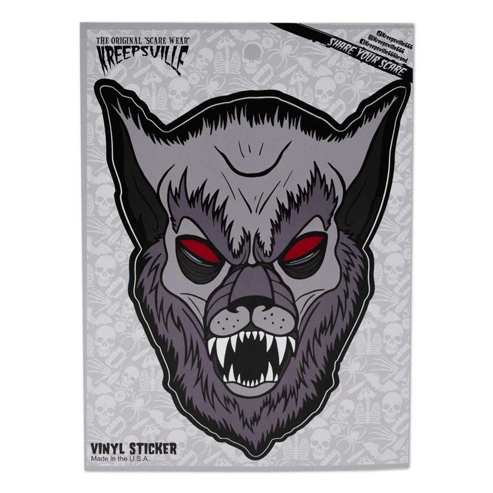 Werewolf Graves Vinyl Sticker - Kreepsville