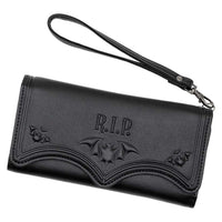 Thumbnail for RIP Bat Embossed Trifold Wallet - Kreepsville