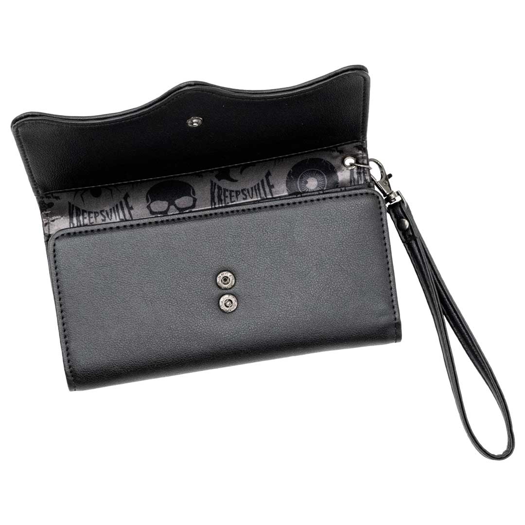 RIP Bat Embossed Trifold Wallet - Kreepsville