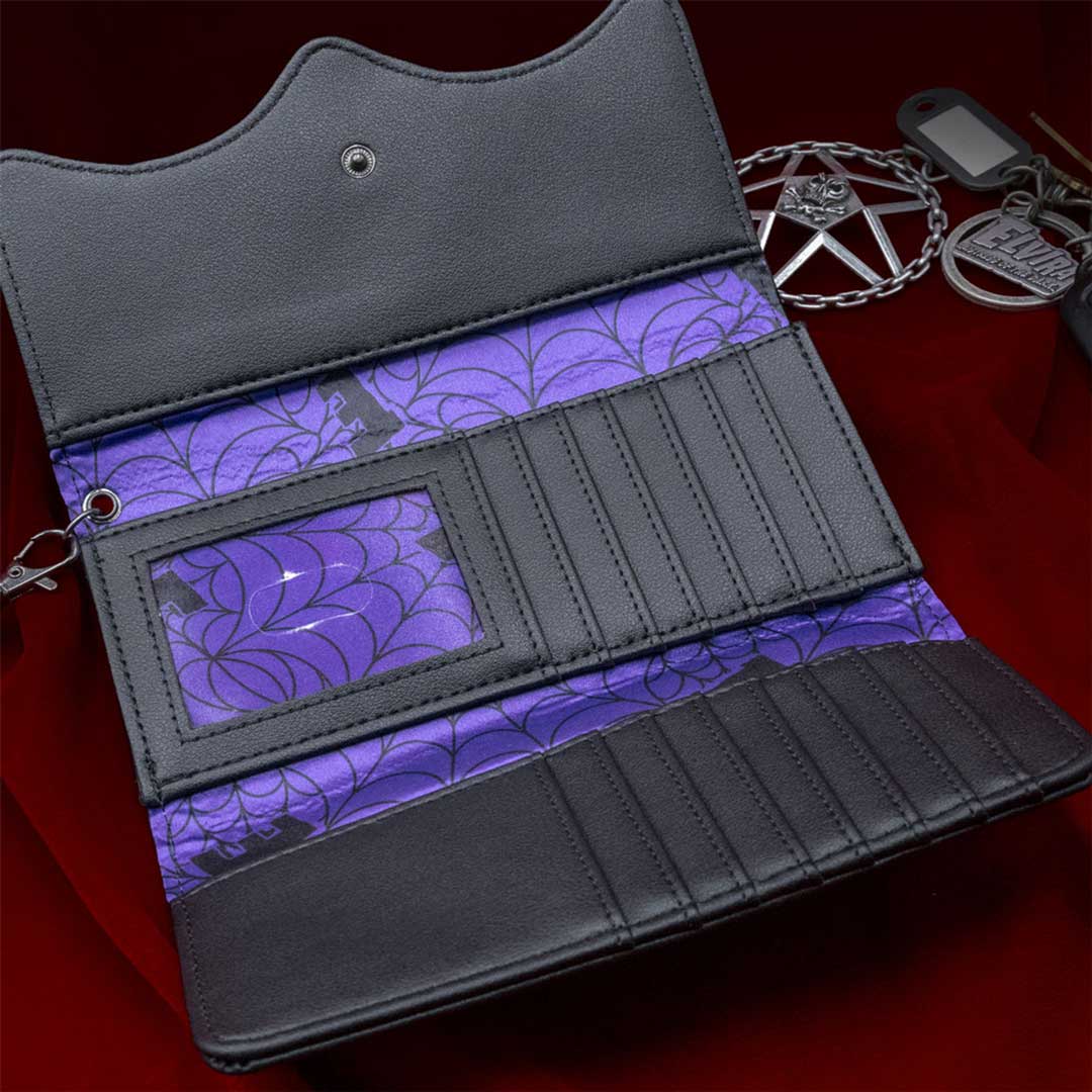 Elvira Dagger Trifold Wallet - Kreepsville
