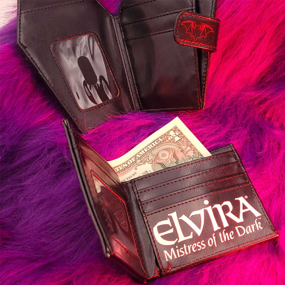 Elvira Macabre Mobile Bi Fold Wallet - Kreepsville