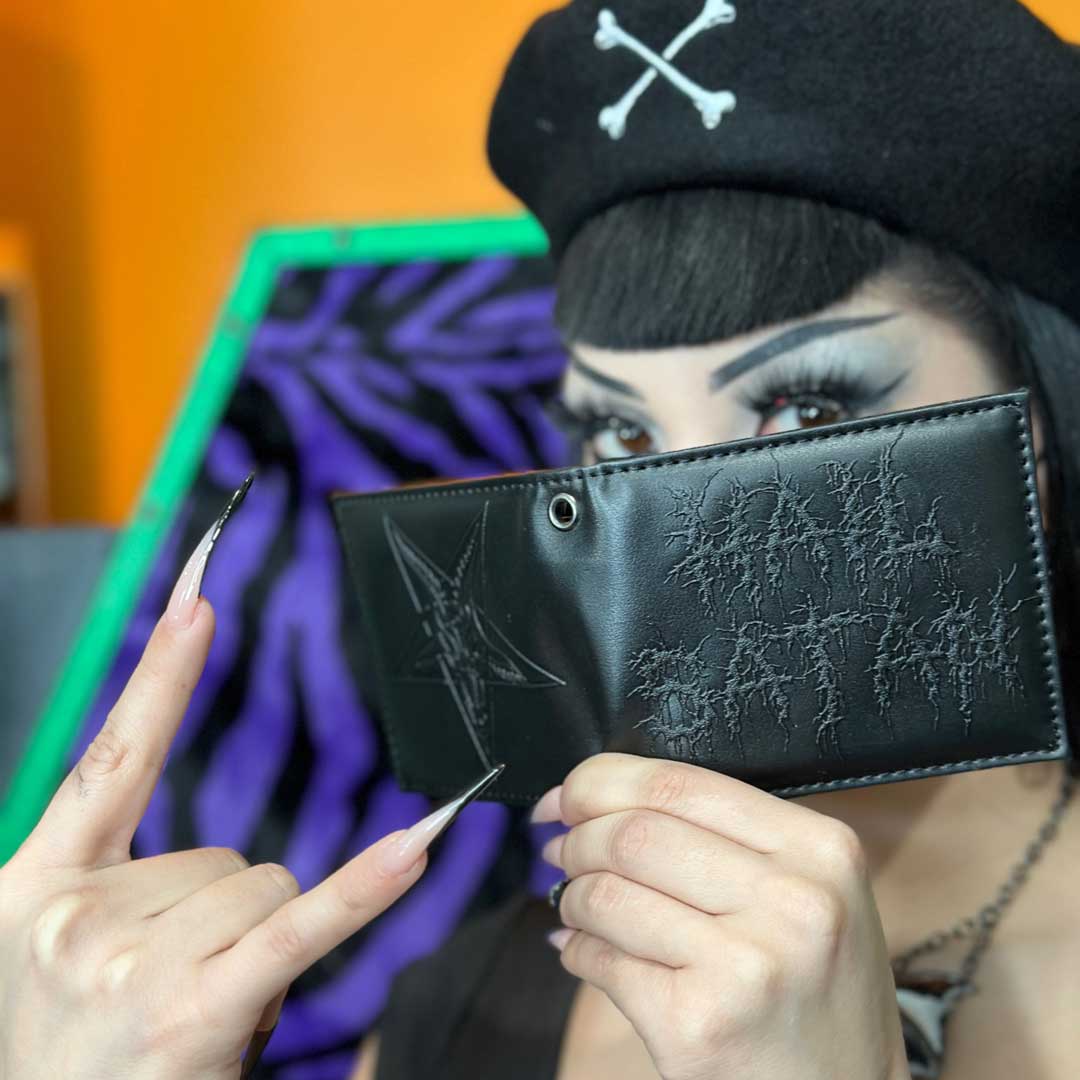 Hail Satan Bi Fold Wallet - Kreepsville