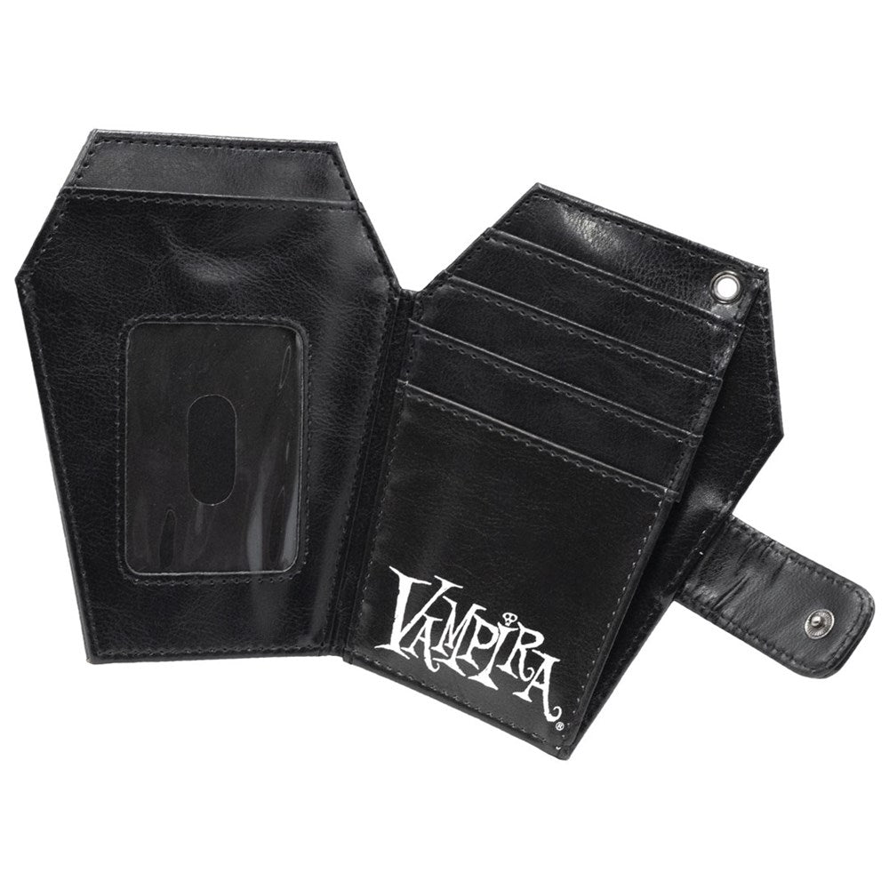 Vampira Cobweb Coffin Wallet - Kreepsville