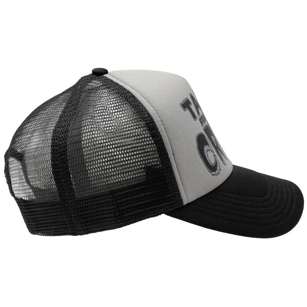 Tales From The Crypt Black Logo Grey Blk Trucker Hat - Kreepsville