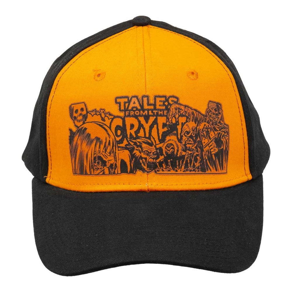 Tales From The Crypt Monster Mania Orange Trucker Hat - Kreepsville