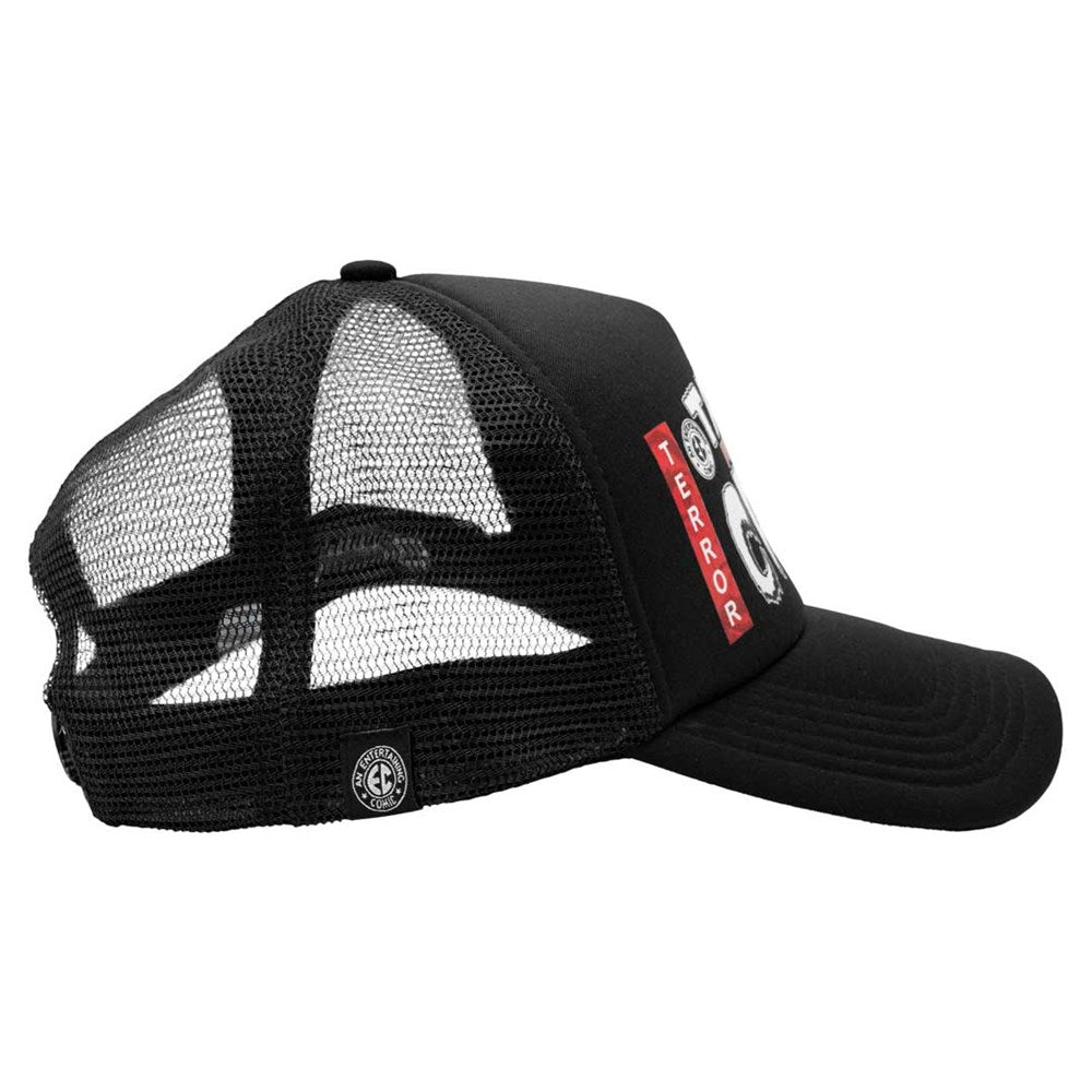 Tales From The Crypt White Masthead Black Trucker Hat