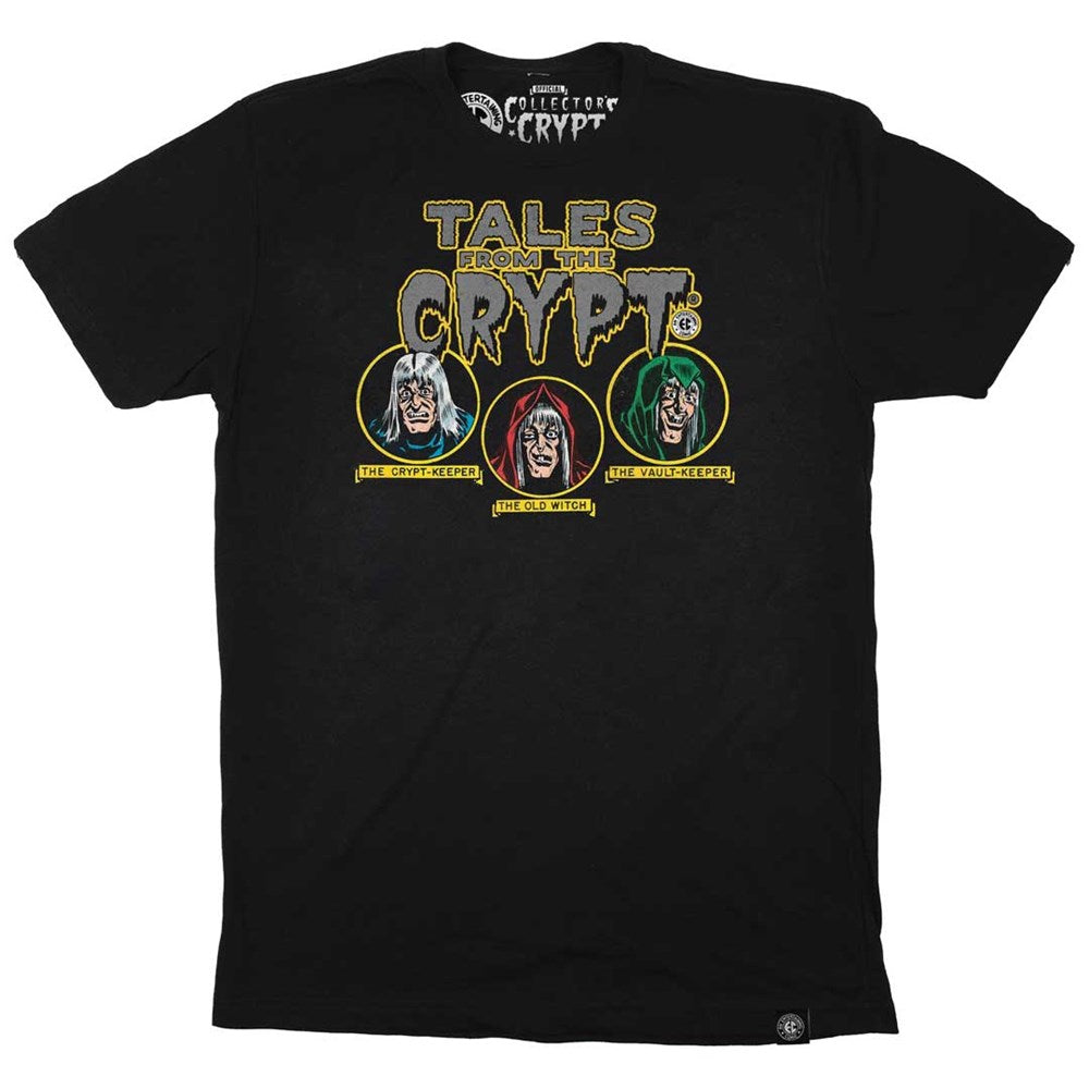 Tales From The Crypt Ghoulunatics Icons Black T-shirt - Kreepsville