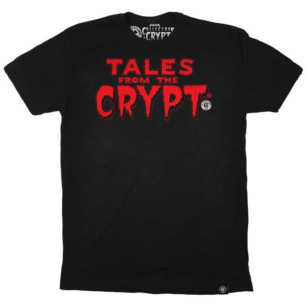 Tales From The Crypt Red Logo Black T-shirt - Kreepsville