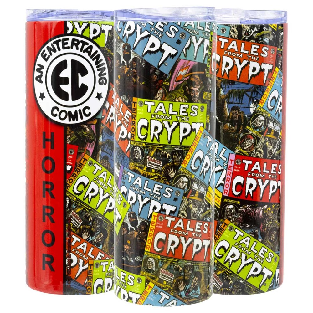 Tales From The Crypt Covers Repeat Skinny Tumbler - Kreepsville