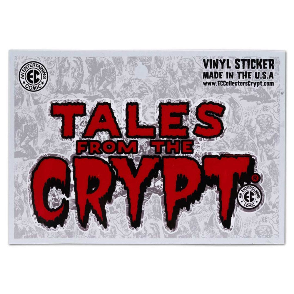 Tales From The Crypt Red Logo Sticker - Kreepsville
