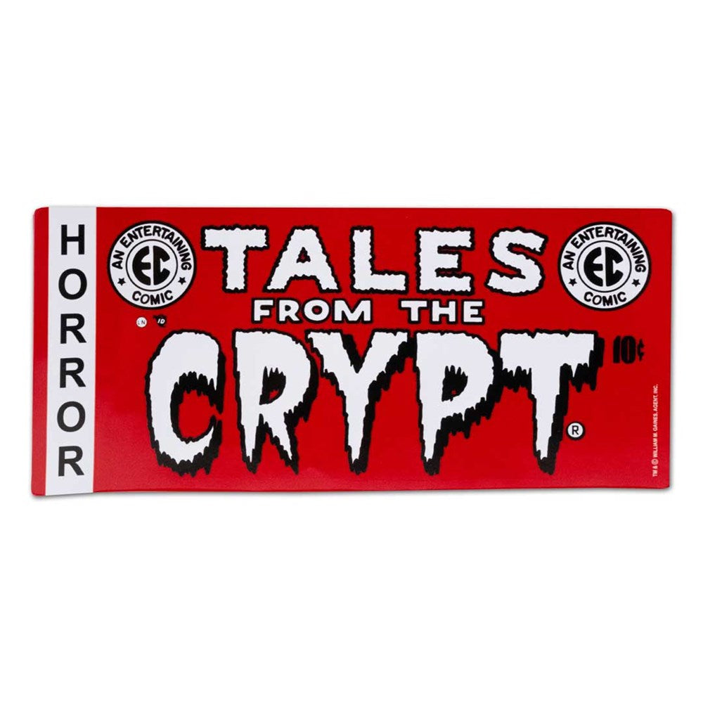 Tales From The Crypt Large Red Masthead Sticker - Kreepsville