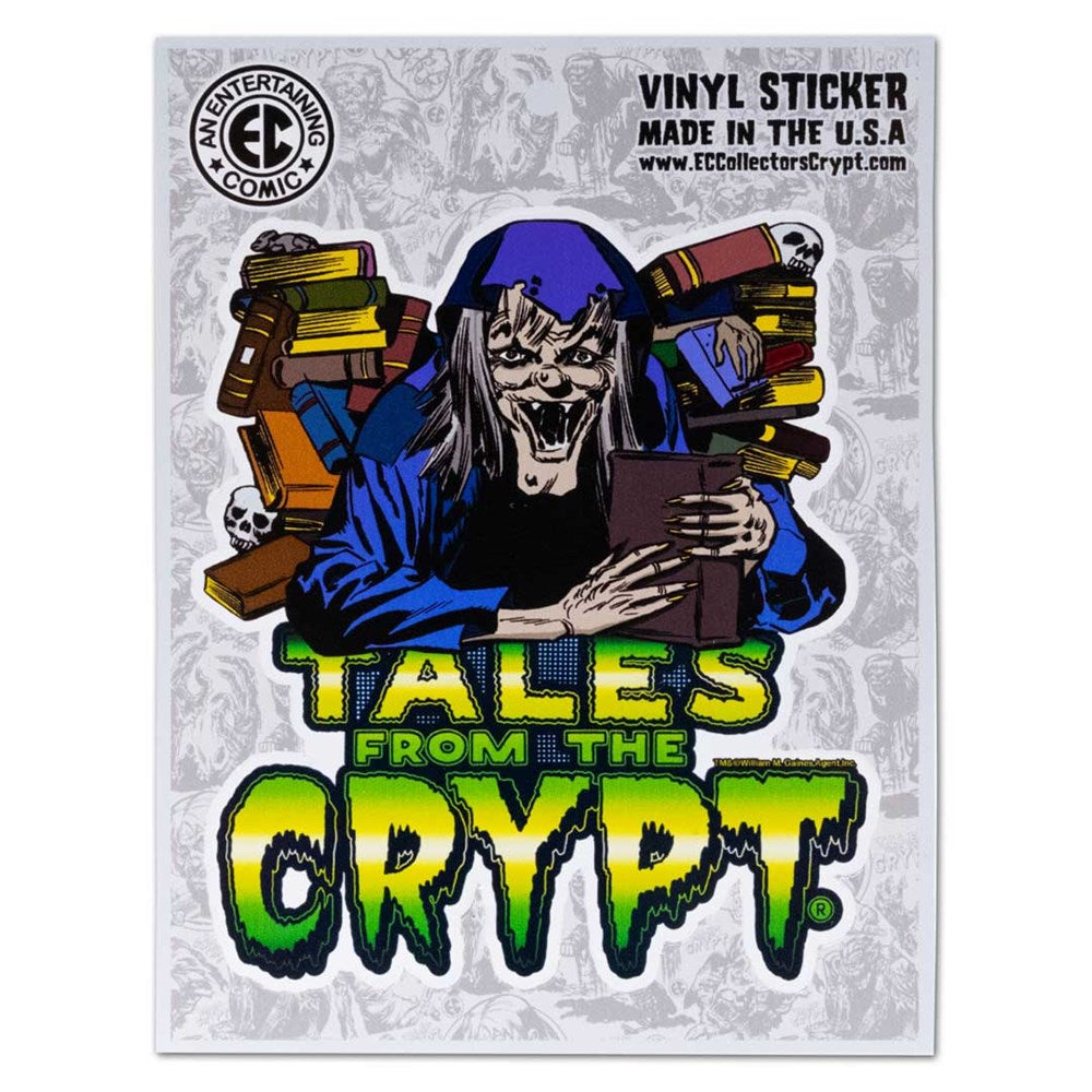 Tales From The Crypt Vault Keeper Books Sticker - Kreepsville