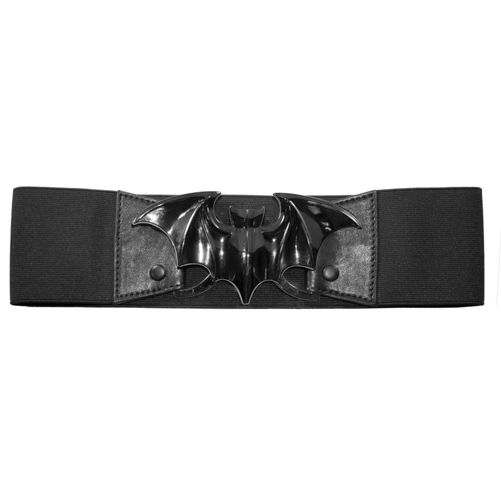 Elastic Waist Belt Bat Black - Kreepsville
