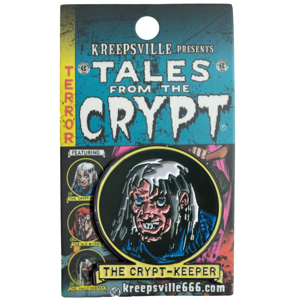 Tales From The Crypt Crypt Keeper Enamel Pin Badge - Kreepsville