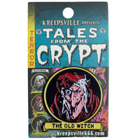Thumbnail for Tales From The Crypt Old Witch Enamel Pin Badge - Kreepsville