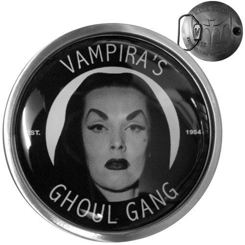 Vampira Ghoul Gang Belt Buckle - Kreepsville
