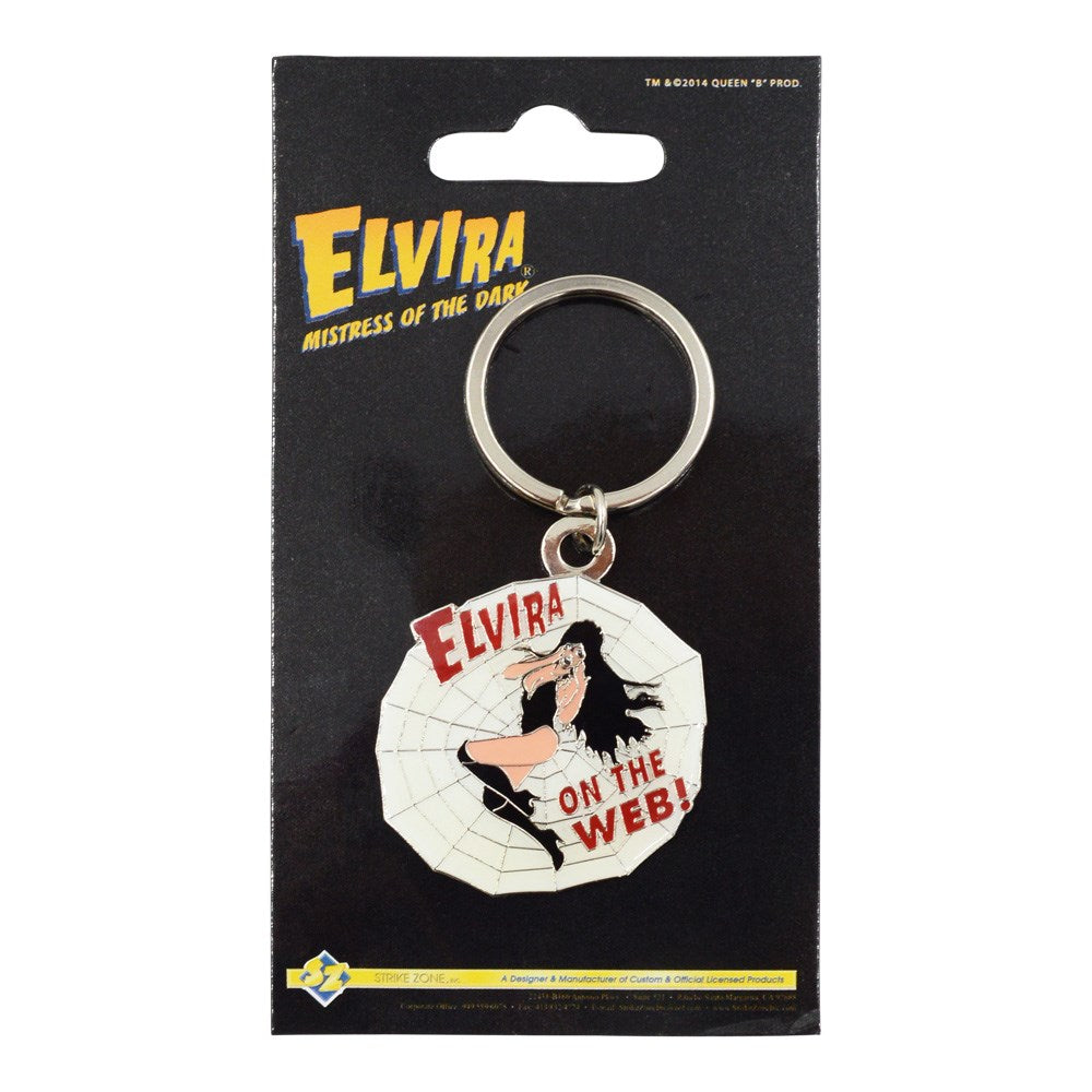 Elvira Knotts On Web Keychain - Kreepsville