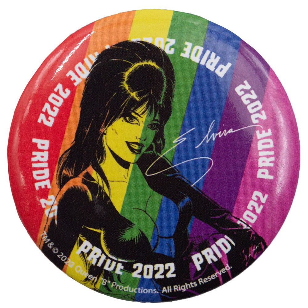 Elvira Pride Comic Large Round Button Badge - Kreepsville
