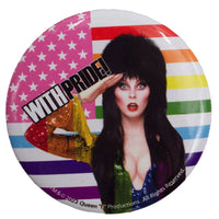 Thumbnail for Elvira With Pride Large Round Button Badge - Kreepsville