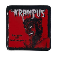 Thumbnail for Krampus Bad 4 Bad Square Button Badge - Kreepsville