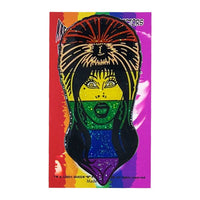 Thumbnail for Elvira Rainbow Glitter Face Enamel Pin - Kreepsville