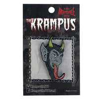 Thumbnail for Krampus Smile Enamel Pin - Kreepsville