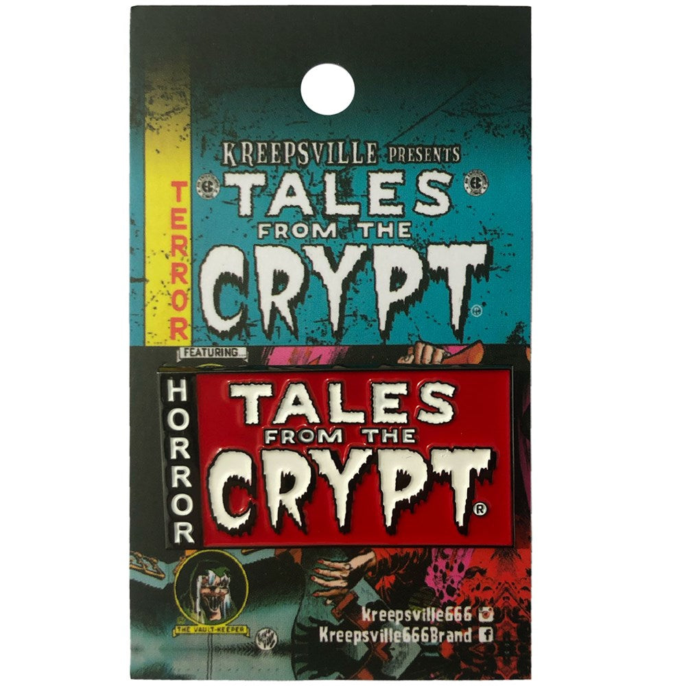 Tales From The Crypt Logo Enamel Pin Badge - Kreepsville