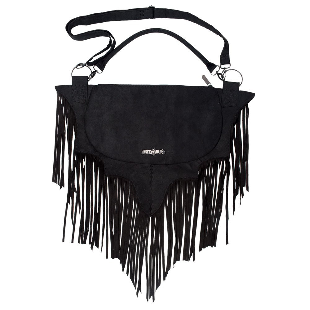 Bat Wing Fringe Shoulder Bag