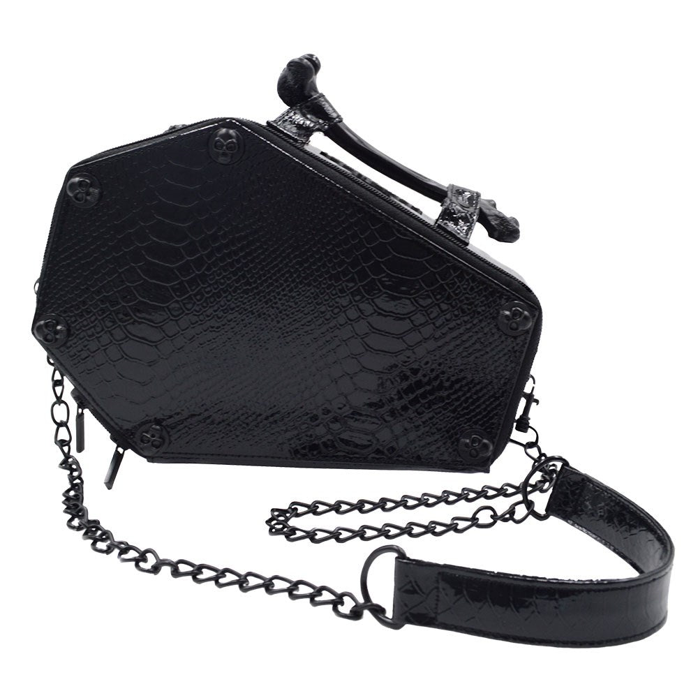 Women's Fashion Handbag Alloy Lock Messenger Bag Synthetic Leather