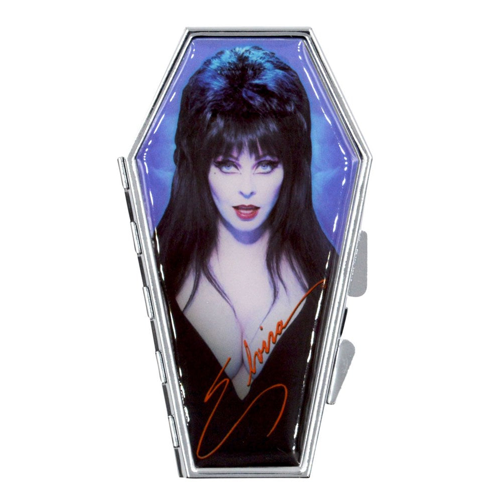 Elvira Portrait Blue Coffin Compact