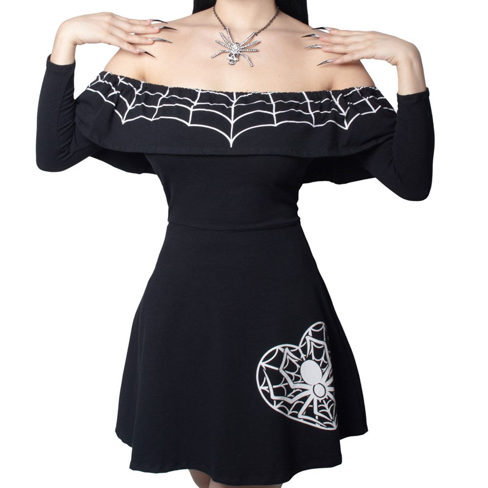 blue dress for baby girl Heart Lock Mini Dress – Hell Bunny