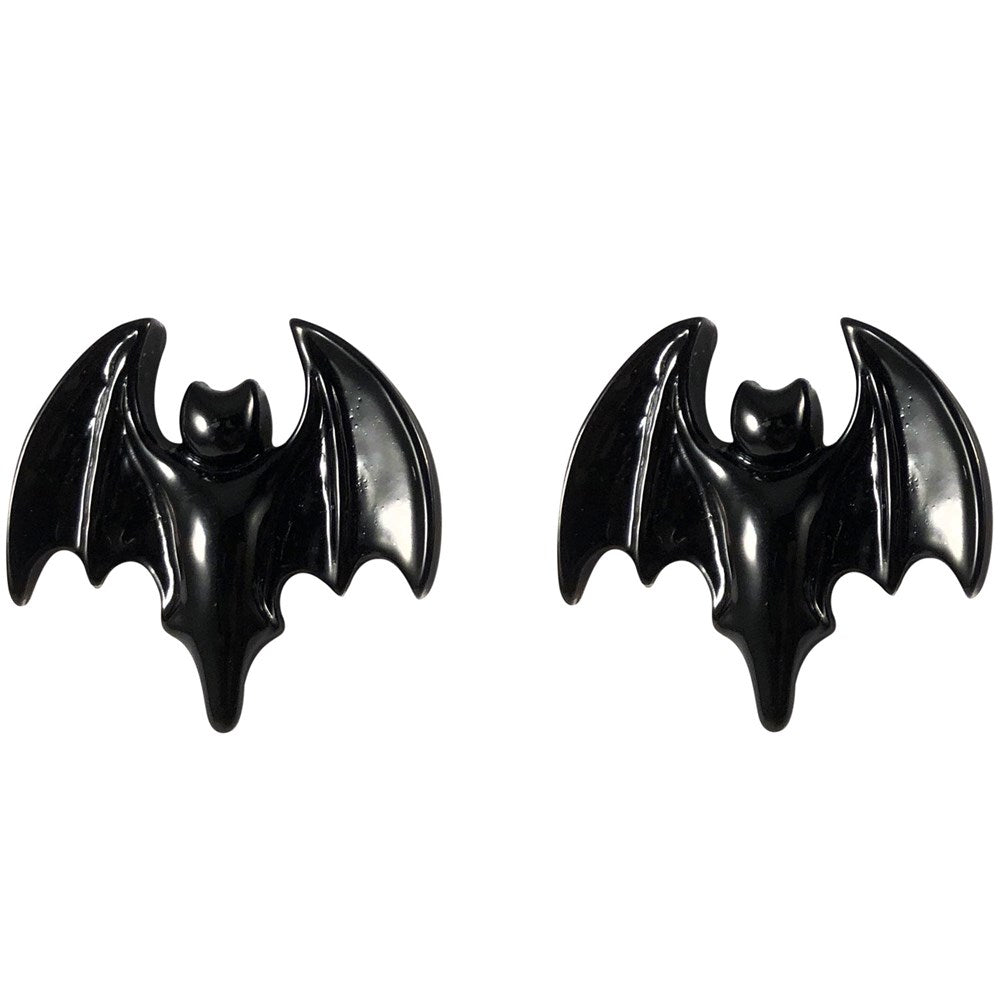 Bat Black Stud Earring - Kreepsville