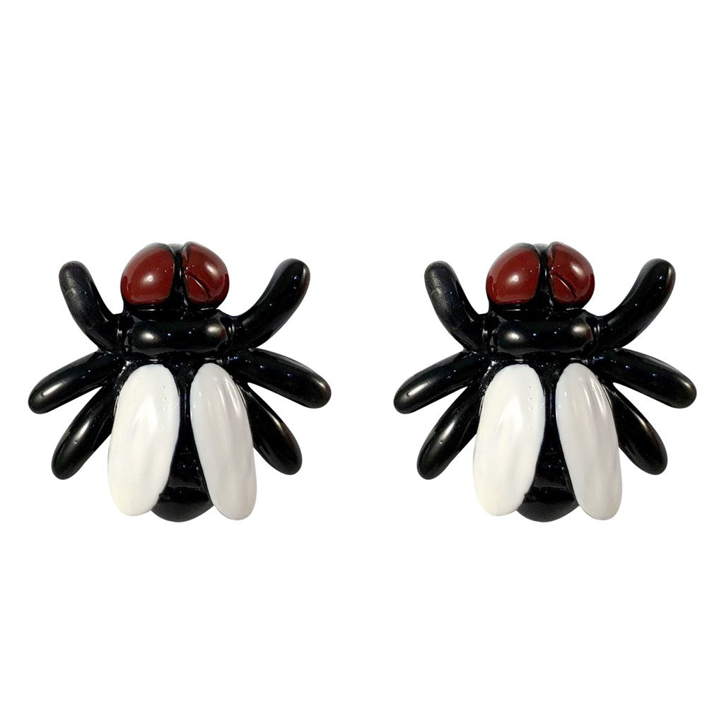 Fly Black Stud Earring - Kreepsville