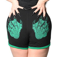 Thumbnail for Creature Hand Womens Running Shorts - Kreepsville