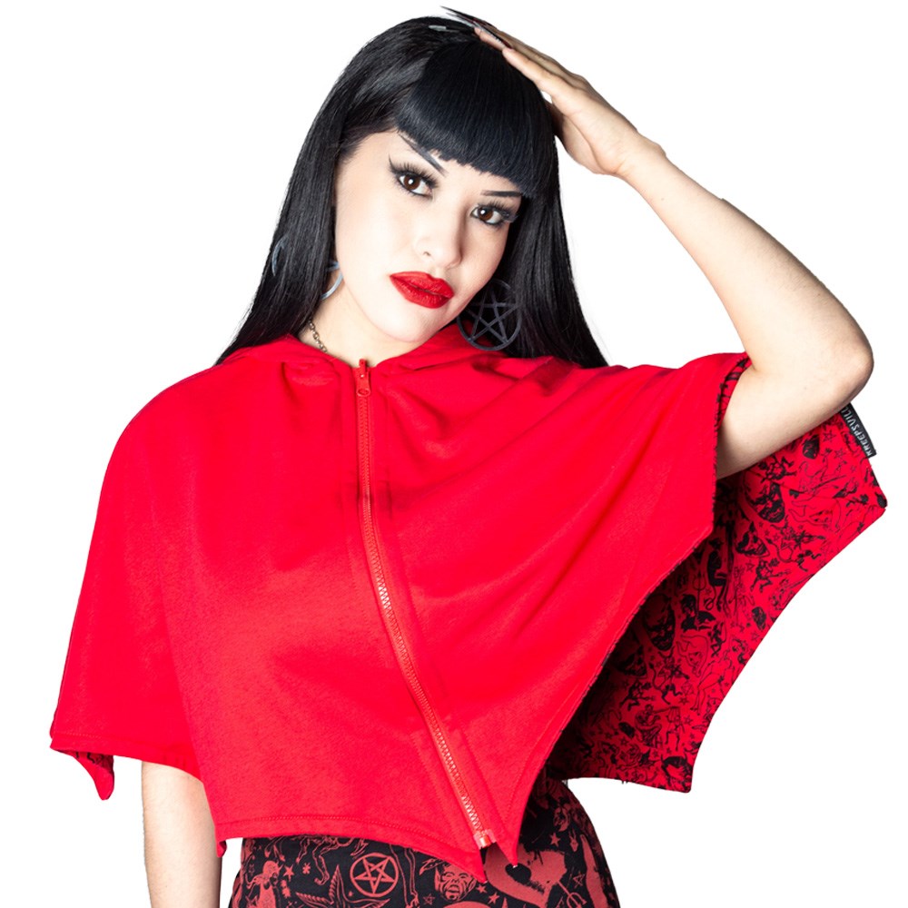Reversible Devil In Disguise Shoulder Cape - Kreepsville