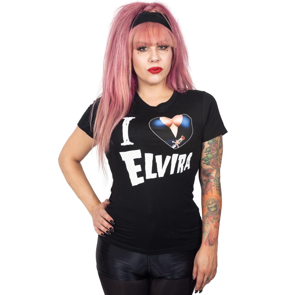 Elvira I Heart Womens Tee - Kreepsville