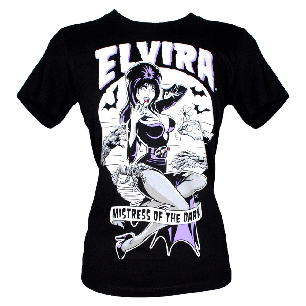 Elvira Monster Hands Girls T-shirt - Kreepsville