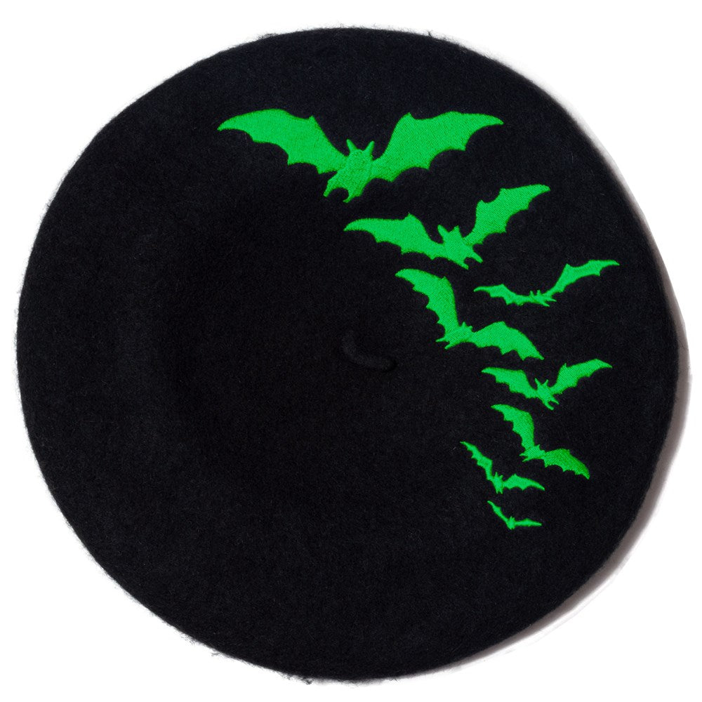 Bat Repeat Green Beret Hat - Kreepsville
